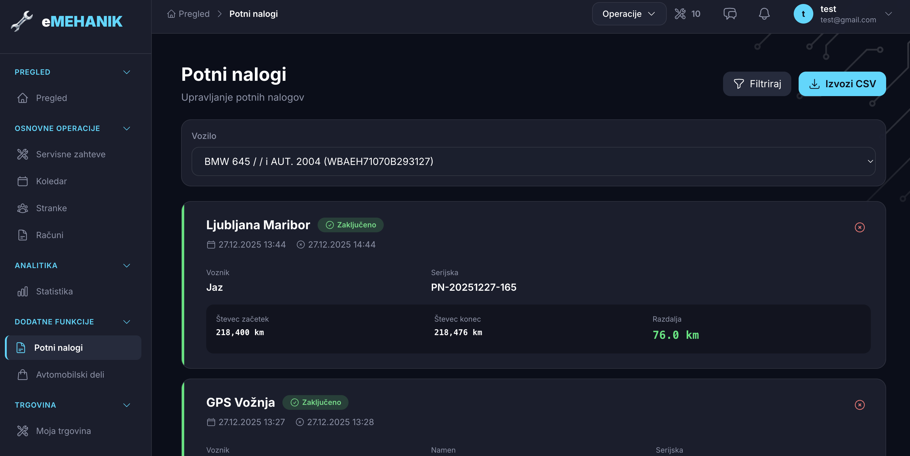 Web Interface